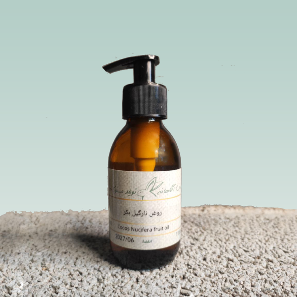 Coconut-oil-virgin-120ml روغن نارگیل بکر